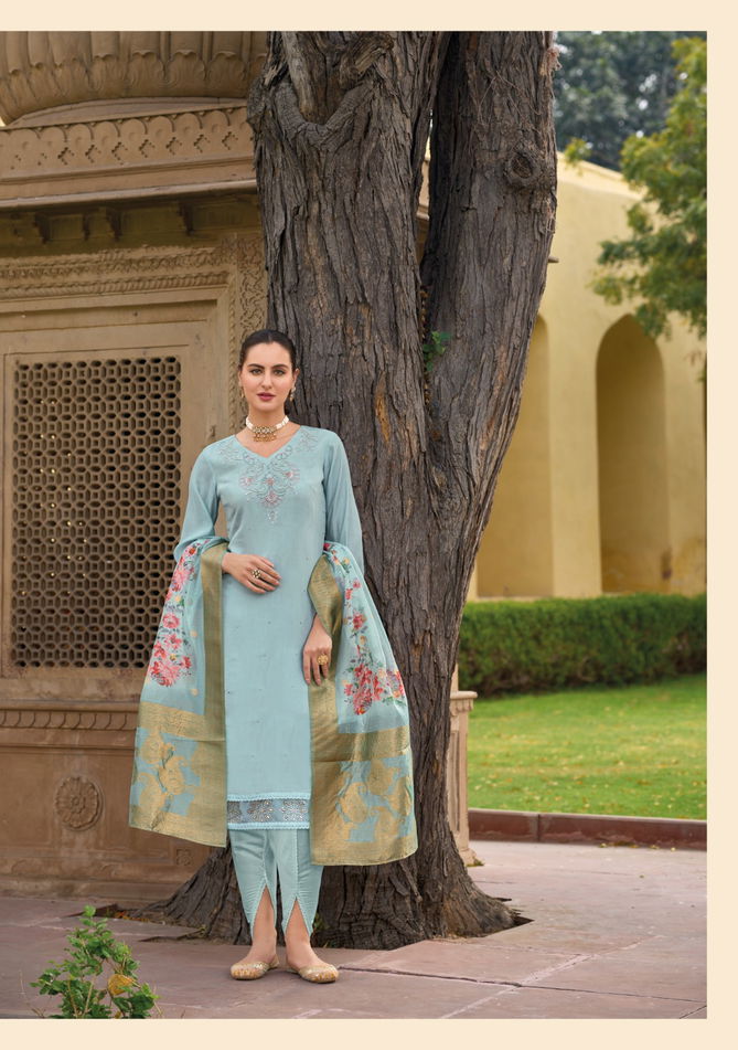 Tulips By Lady Leela Viscose Silk Designer Readymade Suits Wholesale Shop In Surat